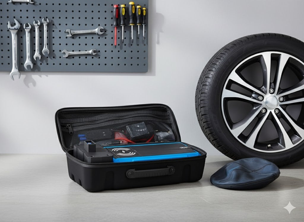 Baricus 4in1 Energiestation & Kompressor | Powerbank AC/DC | Notfall Akku